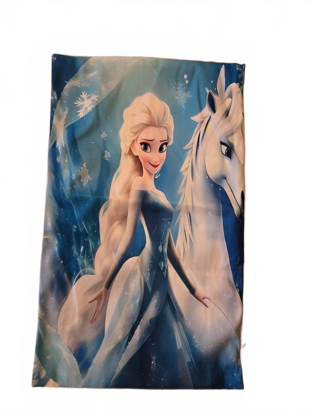 Disney Frozen Elsa with horse fuzzy blanket